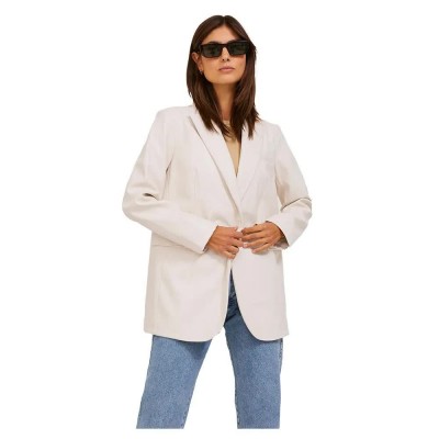 сако,дамски,сака,jack,&,jones,mary,faux,leather,blazer,beige