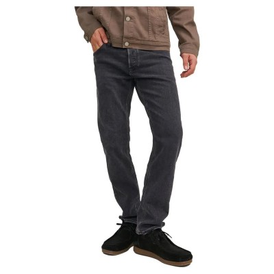 дънки,мъжки,панталони,jack,&,jones,mike,jiiginal,389,jeans,black,(black,denim)