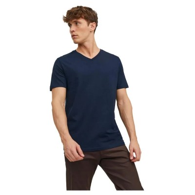 тениска,мъжки,тениски,jack,&,jones,organic,basic,short,sleeve,v,neck,t,shirt,blue,(navy,blazer)