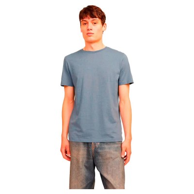 тениска,мъжки,тениски,jack,&,jones,organic,melange,short,sleeve,t,shirt,flint,stone,detail,melange,(grey)