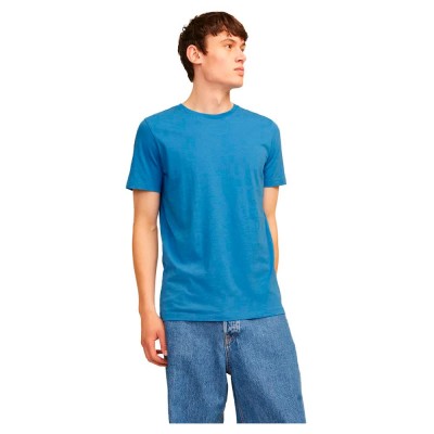тениска,мъжки,тениски,jack,&,jones,organic,melange,short,sleeve,t,shirt,french,blue,detail,melange,(blue)