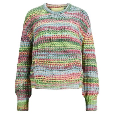 блуза,дамски,пуловери,дамски,плетени,дрехи,jack,&,jones,simone,space,dye,sweater,multicolor,(limeade,stripes,6,multi,space,dye)