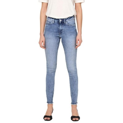 дънки,дамски,панталони,only,blush,skinny,fit,ank,raw,rea694,mid,waist,jeans,blue