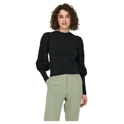 блуза,дамски,пуловери,дамски,плетени,дрехи,only,melita,sweater,green,(black)