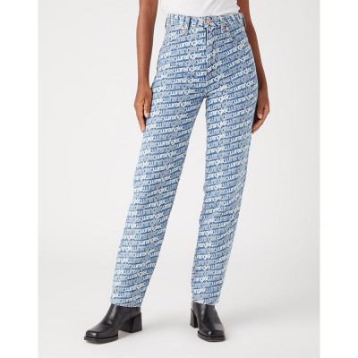 дънки,дамски,панталони,wrangler,112343598,mom,straight,fit,jeans,blue