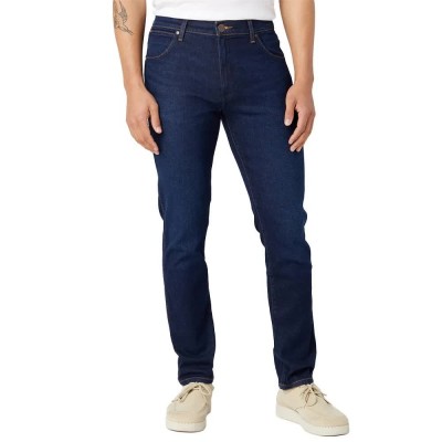 дънки,мъжки,панталони,wrangler,larston,jeans,blue,(landed)