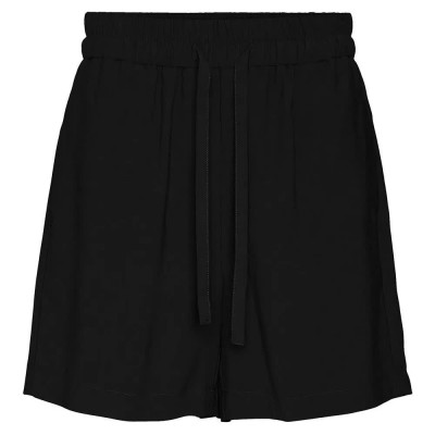 къси,панталони,дамски,панталони,vero,moda,carmen,loose,fit,high,waist,shorts,black