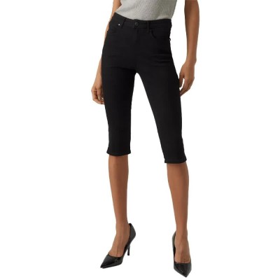 дънки,дамски,панталони,vero,moda,june,knickers,mix,jeans,black,(black)
