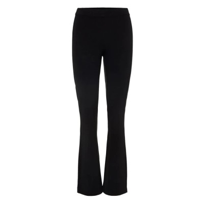 панталони,дамски,панталони,vero,moda,kamma,flared,fit,tall,pants,black,(black)