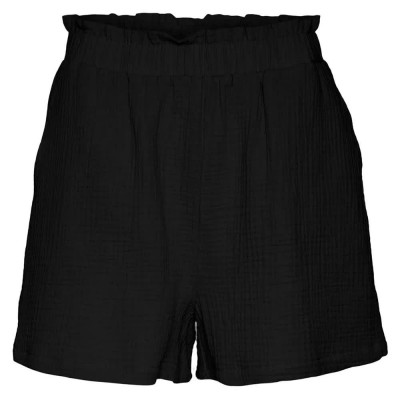 къси,панталони,дамски,панталони,vero,moda,natali,high,waist,shorts,black