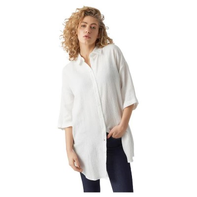 рокля,дамски,поли,и,рокли,vero,moda,natali,long,3,4,sleeve,dress,white,(snow,white)