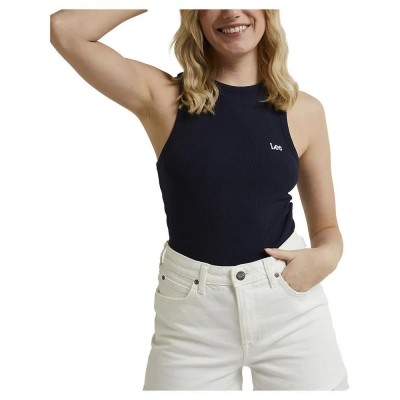 тениска,дамски,тениски,lee,racer,sleeveless,t,shirt,blue,(rivet,navy)