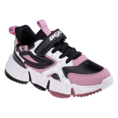 маратонки,детски,маратонки,bejo,baglen,trainers,black,pink,(black,dusky,orchid,white)