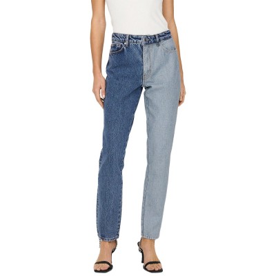 дънки,дамски,панталони,only,linda,mom,fit,high,waist,jeans,blue