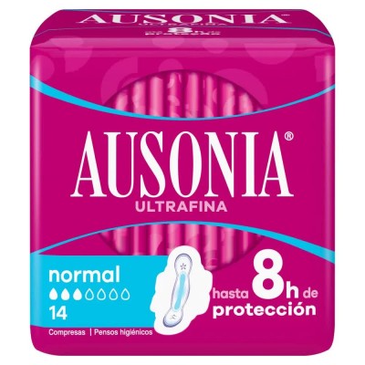 хигиена,тяло,ausonia,normal,alas,compresses,14,units,clear,(multicolor)