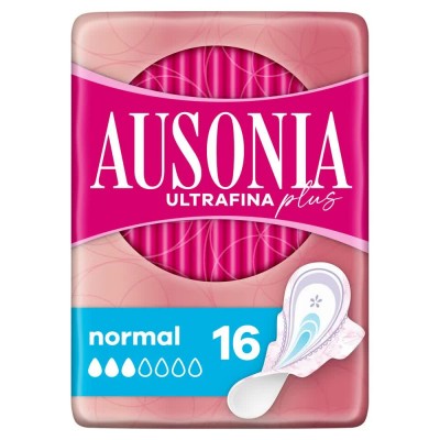 хигиена,тяло,ausonia,normal,ultrafinaplus,alas,compresses,16,units,clear,(multicolor)