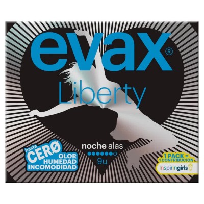 хигиена,тяло,evax,liberty,night,alas,compresses,9,units,blue,(multicolor)