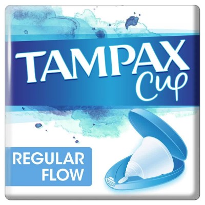 хигиена,тяло,tampax,regular,flow,cup,4x1,clear,(multicolor)