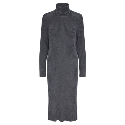 рокля,дамски,поли,и,рокли,yas,mavi,roll,neck,long,sleeve,midi,dress,grey