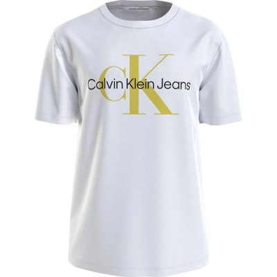 тениска,мъжки,тениски,calvin,klein,jeans,seasonal,monologo,short,sleeve,t,shirt,white,(bright,white)