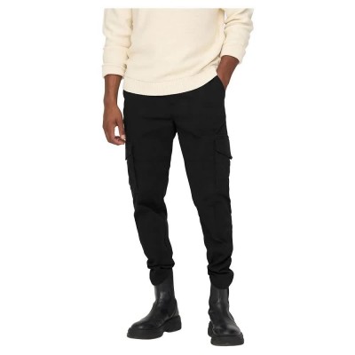 панталони,мъжки,панталони,only,&,sons,dean,0032,cargo,pants,black,(black)