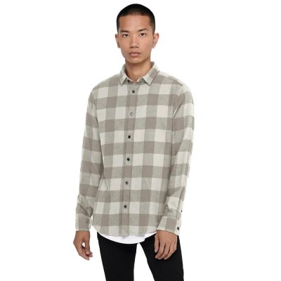 карирана,риза,мъжки,ризи,only,&,sons,gudmund,life,checked,long,sleeve,shirt,beige,(antique,white)