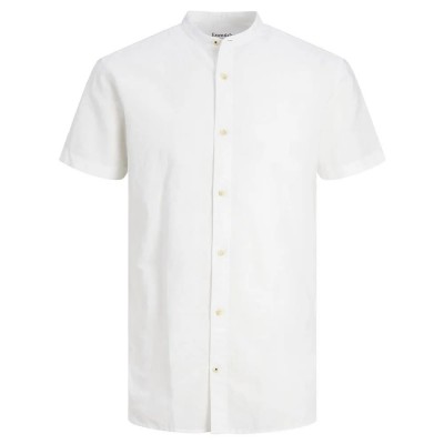 риза,с,къс,ръкав,мъжки,ризи,jack,&,jones,blalinen,band,short,sleeve,shirt,white,(white,fit,slim,fit)