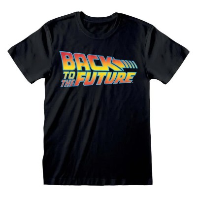 тениска,мъжки,тениски,heroes,official,back,to,the,future,vintage,logo,short,sleeve,t,shirt,black,(black)