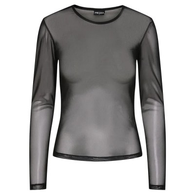 дамски,блузи,дамски,ризи,pieces,ninni,long,sleeve,blouse,grey,(black)