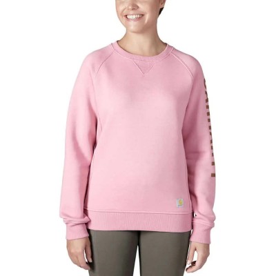 блуза,дамски,блузи,carhartt,clarksburg,graphic,sweatshirt,pink