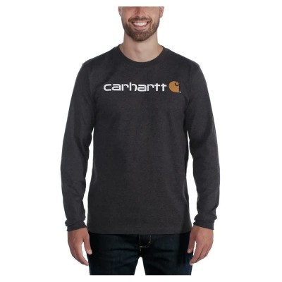 тениска,мъжки,тениски,carhartt,emea,core,logo,long,sleeve,t,shirt,carbon,heather,(black)