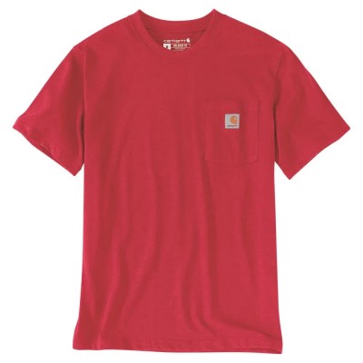 тениска,мъжки,тениски,carhartt,k87,relaxed,fit,short,sleeve,t,shirt,red,(fire,red,heather)