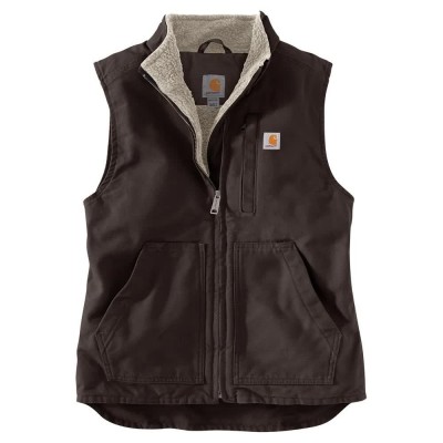 потник,дамски,потници,carhartt,sherpa,lined,mock,neck,vest,brown