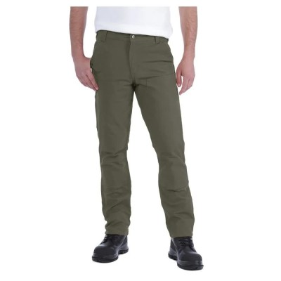 панталони,мъжки,панталони,carhartt,stretch,duck,dungaree,double,front,straight,fit,pants,green
