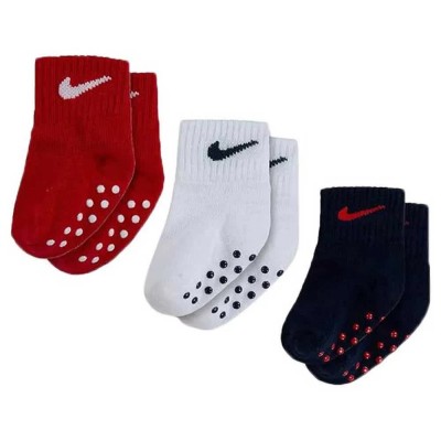 чорапи,мъжки,чорапи,дамски,чорапи,nike,core,swoosh,gripper,socks,3,pairs,multicolor,(university,red)