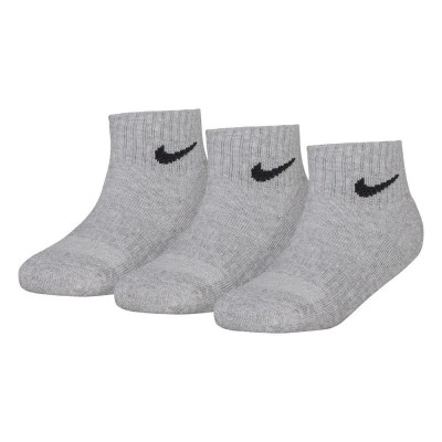 чорапи,мъжки,чорапи,дамски,чорапи,nike,performance,basic,ankle,socks,3,pairs,grey,(dk,grey,heather)