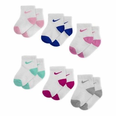 чорапи,мъжки,чорапи,дамски,чорапи,nike,nn0299,quarter,short,socks,6,pairs,multicolor,(pink)