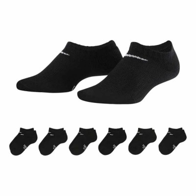 чорапи,мъжки,чорапи,дамски,чорапи,nike,rn0017,no,show,socks,6,pairs,black,(black)