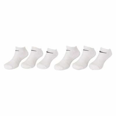 чорапи,мъжки,чорапи,дамски,чорапи,nike,un0017,no,show,socks,6,pairs,white,(white)