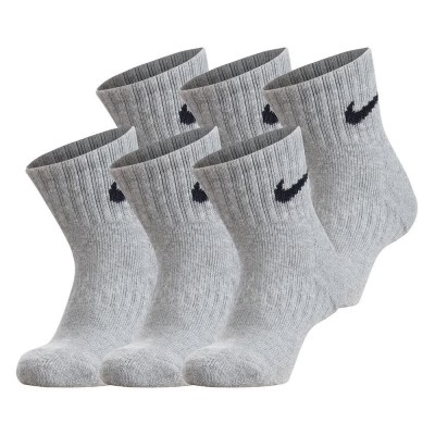 чорапи,мъжки,чорапи,дамски,чорапи,nike,un0018,quarter,short,socks,6,pairs,grey,(dk,grey,heather)