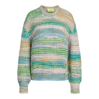блуза,дамски,пуловери,дамски,плетени,дрехи,jack,&,jones,simone,space,dye,jjxx,sweater,multicolor,(medium,green,stripes,6,multi,space,dye)