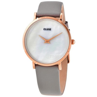 часовник,часовници,cluse,cl30049,watch,grey,white,(golden)