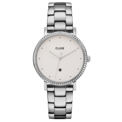 часовник,часовници,cluse,cw0101209008,woman,watch,silver,(silver,white)