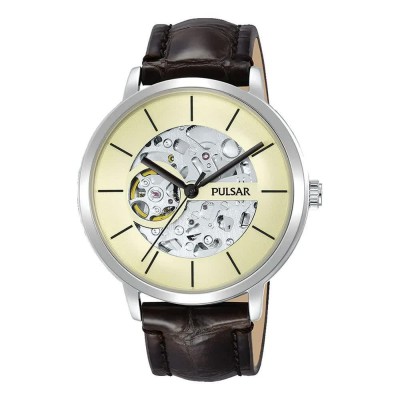 часовник,часовници,pulsar,p8a005x1,watch,golden,(brown,beige)