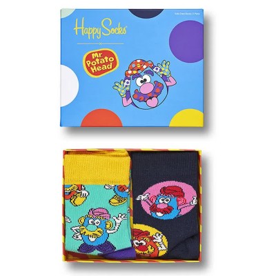 чорапи,детски,чорапи,happy,socks,mr,potato,socks,2,pairs,multicolor,(multicolor)