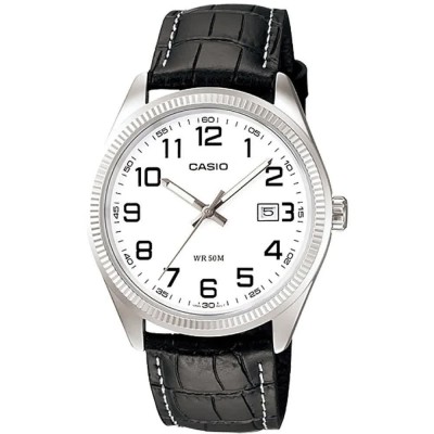 часовник,часовници,casio,mtp,1302pl,7b,collection,watch,silver,(black,white,mineral)