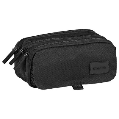 канцеларски,принадлежности,safta,basic,big,triple,pencil,case,black