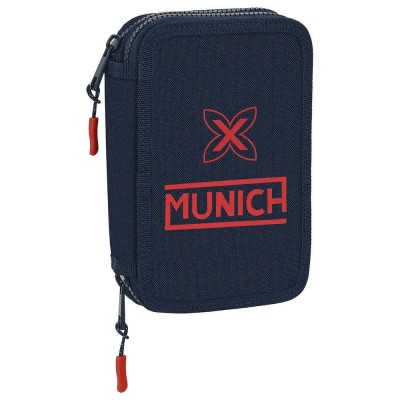 канцеларски,принадлежности,safta,munich,´´flash´´,double,filled,28,pieces,pencil,case,blue,(multicolor)