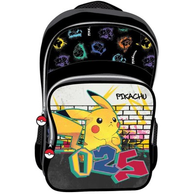 раница,раници,safta,pokemon,´´pikachu´´,double,15l,27x42x20,cm,backpack,multicolor,(black)