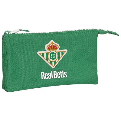 канцеларски,принадлежности,safta,real,betis,balompie,triple,pencil,case,green,(multicolor)
